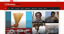 Desktop Screenshot of businesstodayng.com